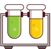 test tube vector illustration on a background.Premium quality symbols. vector icons for concept and graphic design.