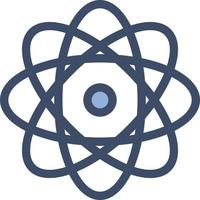 atom vector illustration on a background.Premium quality symbols. vector icons for concept and graphic design.