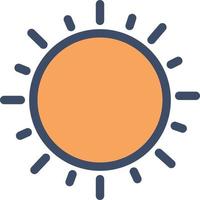 sun vector illustration on a background.Premium quality symbols. vector icons for concept and graphic design.