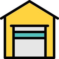 garage vector illustration on a background.Premium quality symbols. vector icons for concept and graphic design.