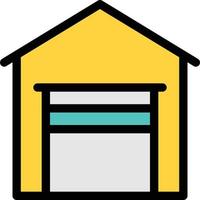 garage vector illustration on a background.Premium quality symbols. vector icons for concept and graphic design.