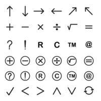 plantilla de diseño de vector de conjunto de iconos de flecha