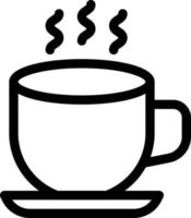 Ilustración de vector de taza de té en un fondo. Símbolos de calidad premium. iconos vectoriales para concepto y diseño gráfico.