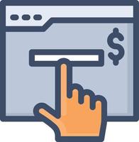 dollar vector illustration on a background.Premium quality symbols. vector icons for concept and graphic design.