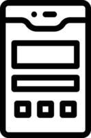 phone vector illustration on a background.Premium quality symbols. vector icons for concept and graphic design.