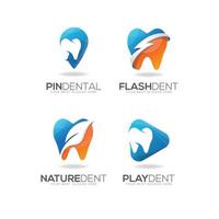 dental logo collection vector