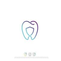 diseño de plantilla de logotipo dental vector