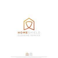 diseño de vector de logotipo de servicios domésticos