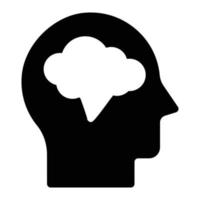 mind vector illustration on a background.Premium quality symbols. vector icons for concept and graphic design.