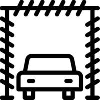 ilustración de vector de lavado de autos en un fondo. símbolos de calidad premium. iconos vectoriales para concepto y diseño gráfico.