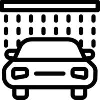 ilustración de vector de lavado de autos en un fondo. símbolos de calidad premium. iconos vectoriales para concepto y diseño gráfico.