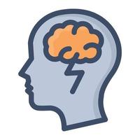 mind storm vector illustration on a background.Premium quality symbols. vector icons for concept and graphic design.
