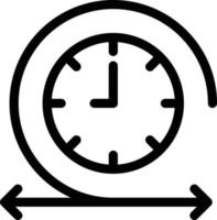 ilustración de vector de tiempo en un fondo. símbolos de calidad premium. iconos vectoriales para concepto y diseño gráfico.