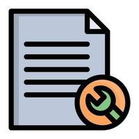 file setting vector illustration on a background.Premium quality symbols. vector icons for concept and graphic design.