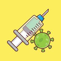 injection vector illustration on a background.Premium quality symbols. vector icons for concept and graphic design.