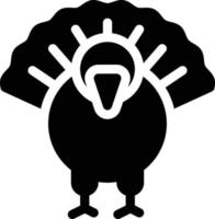 ilustración de vector de pavo en un fondo. símbolos de calidad premium. iconos vectoriales para concepto y diseño gráfico.