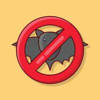 bat vector illustration on a background.Premium quality symbols. vector icons for concept and graphic design.