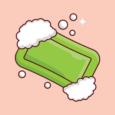 soap vector illustration on a background.Premium quality symbols. vector icons for concept and graphic design.