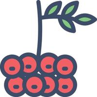 berries vector illustration on a background.Premium quality symbols. vector icons for concept and graphic design.