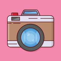 camera vector illustration on a background.Premium quality symbols. vector icons for concept and graphic design.