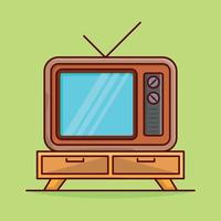 television vector illustration on a background.Premium quality symbols. vector icons for concept and graphic design.