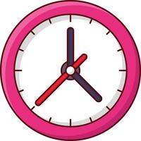 clock vector illustration on a background.Premium quality symbols. vector icons for concept and graphic design.