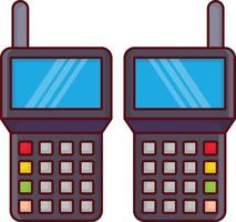 walkie vector illustration on a background.Premium quality symbols. vector icons for concept and graphic design.