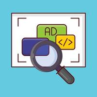 search vector illustration on a background.Premium quality symbols. vector icons for concept and graphic design.