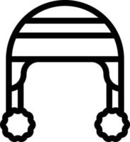 beanie vector illustration on a background.Premium quality symbols. vector icons for concept and graphic design.