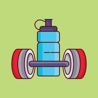 dumbbells vector illustration on a background.Premium quality symbols. vector icons for concept and graphic design.