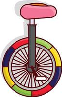 unicycle vector illustration on a background.Premium quality symbols. vector icons for concept and graphic design.