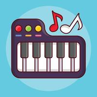 ilustración de vector de piano en un fondo. símbolos de calidad premium. iconos vectoriales para concepto y diseño gráfico.