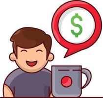 dollar vector illustration on a background.Premium quality symbols. vector icons for concept and graphic design.