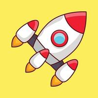 rocket vector illustration on a background.Premium quality symbols. vector icons for concept and graphic design.