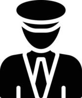 pilot vector illustration on a background.Premium quality symbols. vector icons for concept and graphic design.