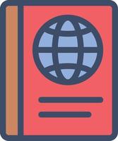 passport vector illustration on a background.Premium quality symbols. vector icons for concept and graphic design.
