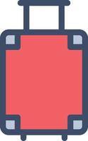 luggage vector illustration on a background.Premium quality symbols. vector icons for concept and graphic design.