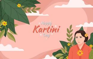 Kartini Day Background vector