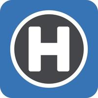 helipad vector illustration on a background.Premium quality symbols. vector icons for concept and graphic design.
