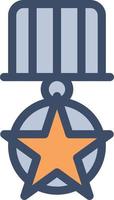 medal vector illustration on a background.Premium quality symbols. vector icons for concept and graphic design.