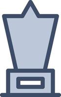 trophy vector illustration on a background.Premium quality symbols. vector icons for concept and graphic design.