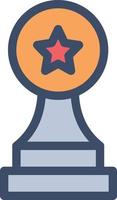 trophy vector illustration on a background.Premium quality symbols. vector icons for concept and graphic design.