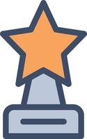 trophy vector illustration on a background.Premium quality symbols. vector icons for concept and graphic design.