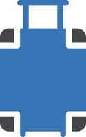 suitcase vector illustration on a background.Premium quality symbols. vector icons for concept and graphic design.
