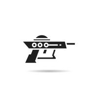 space blaser icon vector