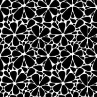 Seamless abstract pattern background. Decorative design freehand creative paint. Texture chaotic element. vector
