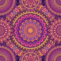 Decorative Mandala Seamless Pattern vector