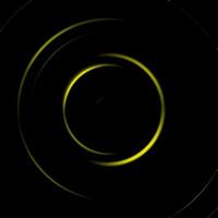 Yellow galaxy spiral with circle spin effect, abstract background photo