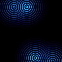 Circle vortex dark blue, abstract background photo