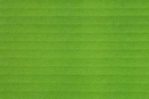 Texture of green paper box, horizontal stripes, abstract background photo